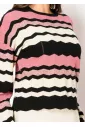 Blush and Bold Chevron Sweater