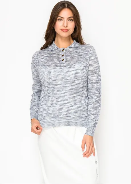 Blue Horizon Polo Sweater