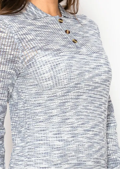Blue Horizon Polo Sweater