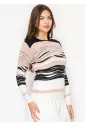 Rosewood Striped Sweater