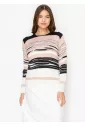 Rosewood Striped Sweater