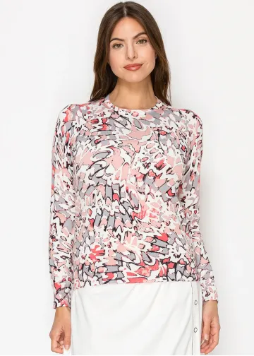 Watercolor Daydream Crew Neck Sweater