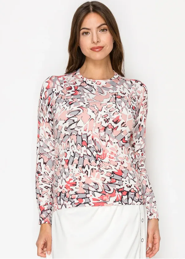 Watercolor Daydream Crew Neck Sweater