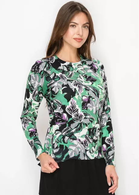 Leafy Haven Knit Sweater