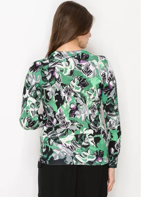 Leafy Haven Knit Sweater