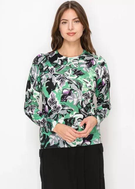 Leafy Haven Knit Sweater