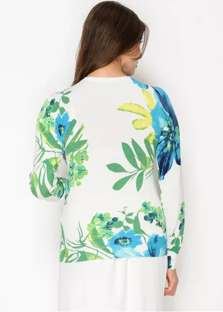 Meadow Bloom Printed Sweater