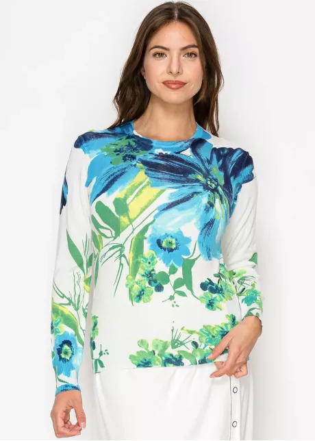 Meadow Bloom Printed Sweater