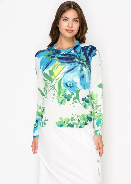Meadow Bloom Printed Sweater