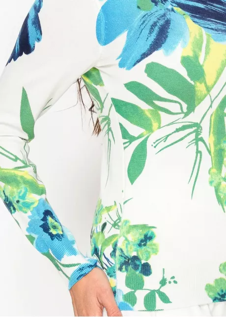 Meadow Bloom Printed Sweater
