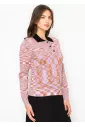 Multi-Tone Classic Polo Sweater