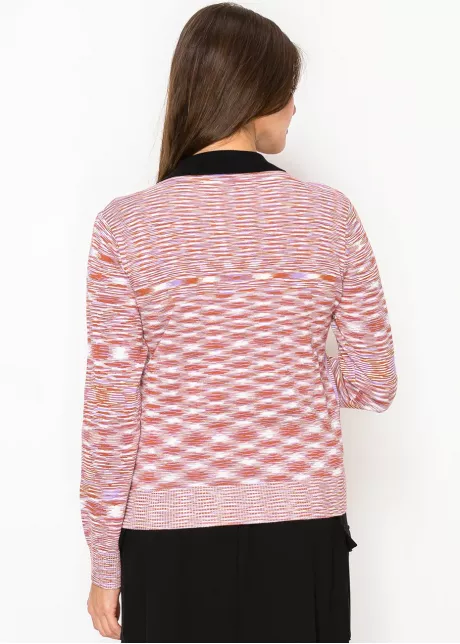 Multi-Tone Classic Polo Sweater