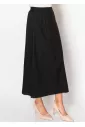 Everyday Linen Skirt in Black