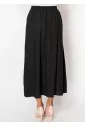 Everyday Linen Skirt in Black