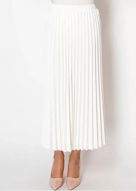 Snow White Pleated Skirt