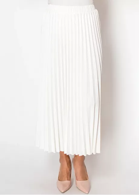 Snow White Pleated Skirt