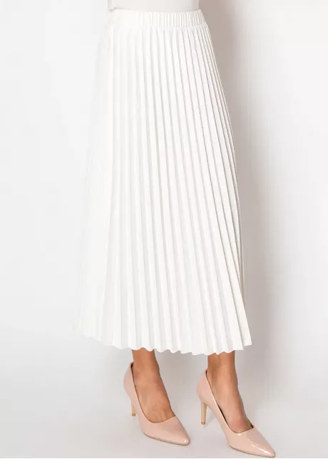 Snow White Pleated Skirt
