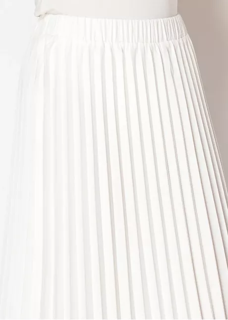 Snow White Pleated Skirt