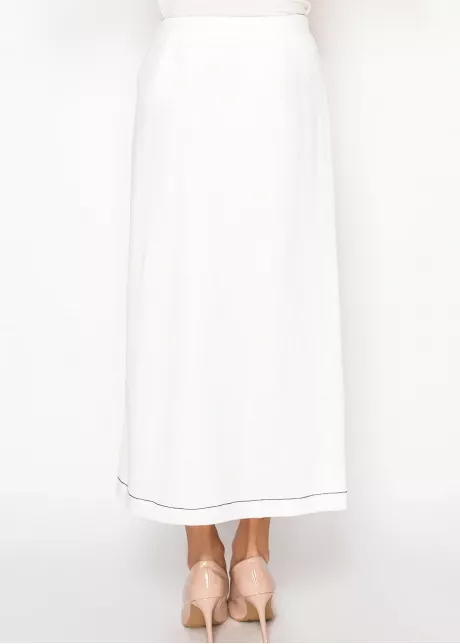 Snow White Button-Detail Skirt