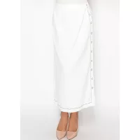 Snow White Button-Detail Skirt