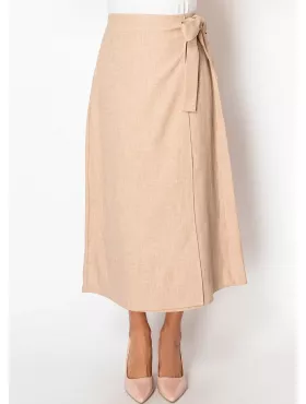 贅沢品 and Cream Colorblock Classic Black Women Modest | Skirt Knit レディースウェア