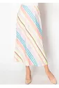 Multi-Stripe A-Line Skirt