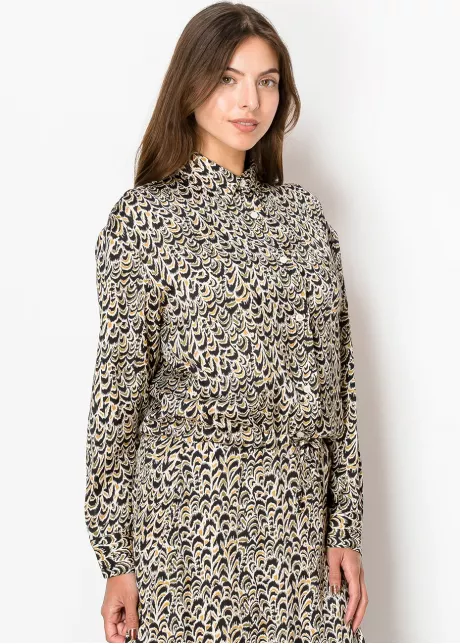 Golden Flow Blouse