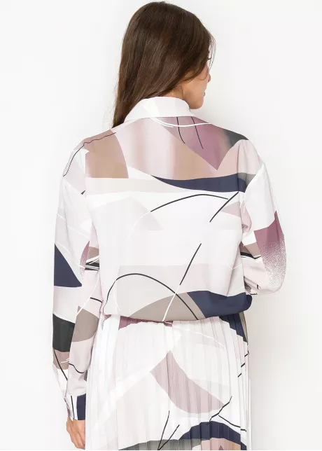 Purple Haze Artistic Drawstring Shirt