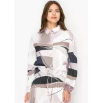 Purple Haze Artistic Drawstring Shirt