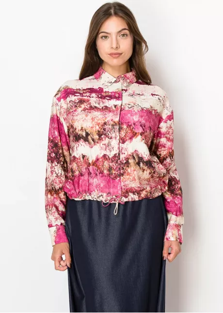 Blossom Horizon Blouse in Pink Tones