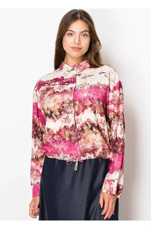 Blossom Horizon Blouse in Pink Tones