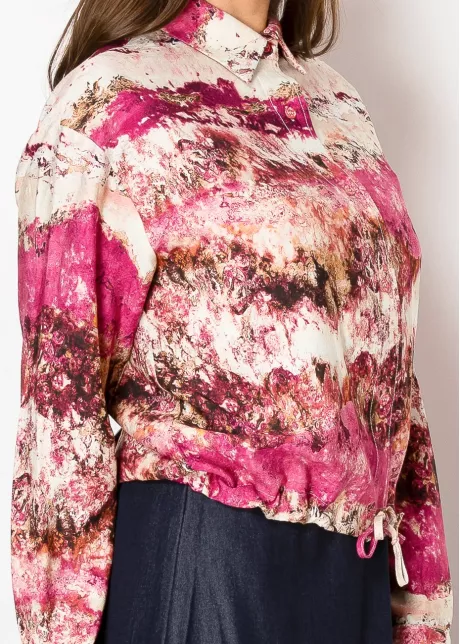 Blossom Horizon Blouse in Pink Tones