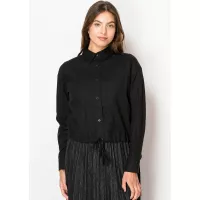 Effortless Elegance Black Linen Shirt