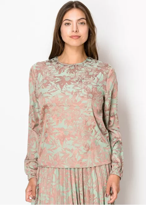Mint Floral Long Sleeve Top Mint Floral Long Sleeve Top