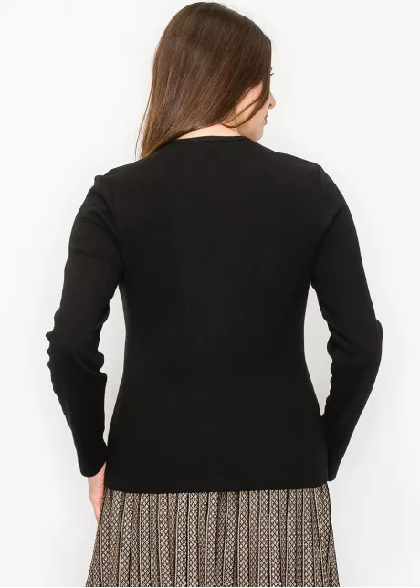 Essential Black Long-Sleeve Tee