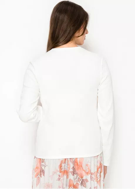Classic White Henley Top
