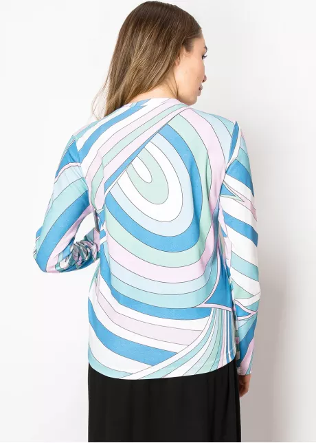 Pastel Swirl Long-Sleeve Tee