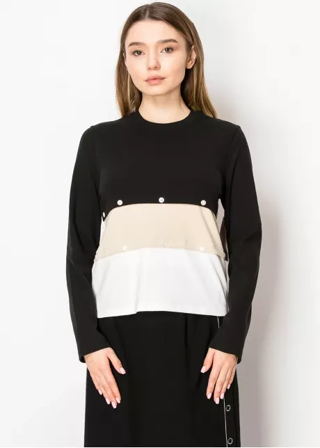 Colorblock Layered Top