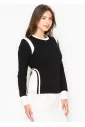 Two-Tone Side-Panel Long Sleeve