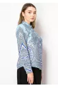 Blue Majesty Paisley Print Shirt