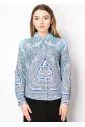 Blue Majesty Paisley Print Shirt