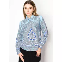 Blue Majesty Paisley Print Shirt
