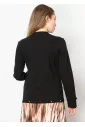 Timeless Black Buttoned Long Sleeve