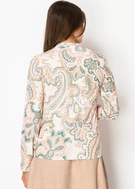 Soft Paisley Elegance Top