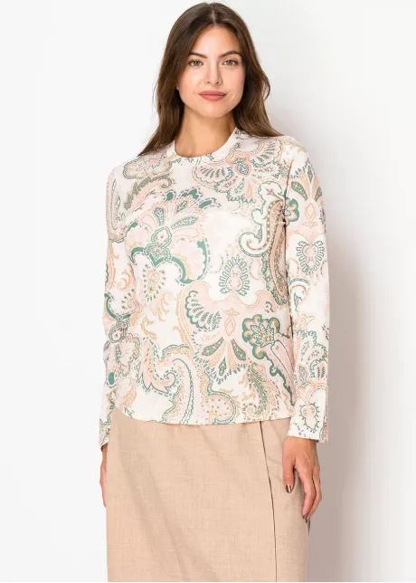 Soft Paisley Elegance Top