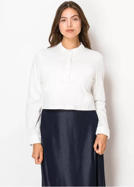 Classic White Charm Top