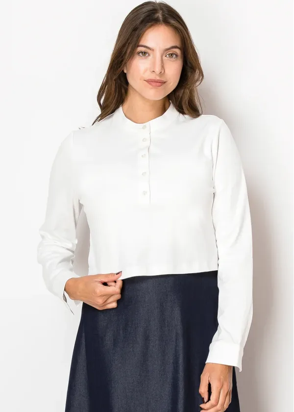 Classic White Charm Top