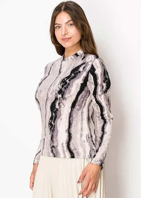 Marble Waves in Purple Top