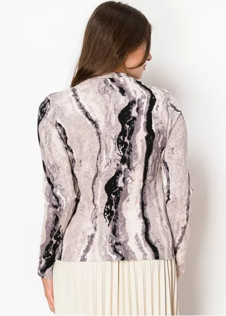 Marble Waves in Purple Top