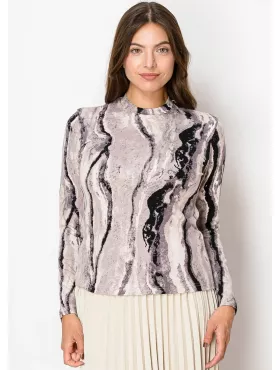 Mosaic Charm Soft Top | Modest Women Clothing - YAL New York